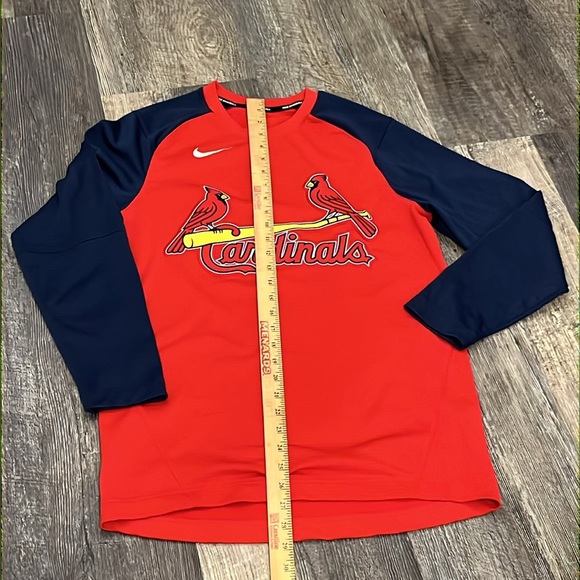 St. Louis Cardinal Nike Issued Pullover Engineered Embroidered Men Size S - Picture 7 of 10